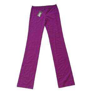 Gianni Versace Italian Wool Blend Crochet Waistband Purple Trouser NEW- Sz. 4/38